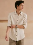 Light Amber Linen Shirt