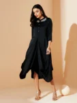 BLACK EMILY LONG DRESS