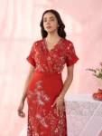 RUSTIC RED RIVERIE OSCAR DRESS