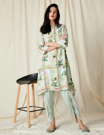 PISTA LEAF FRAME KAFTAN